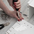 2pcs Bettzubehör Holzbettschienerhalterungshalle Teller Rahmen