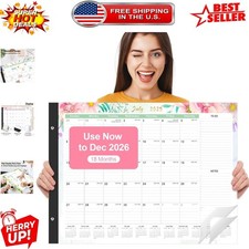 Stylish 2026 Desk Pad Calendar   18- Planner, Thick Paper 22" x 17"