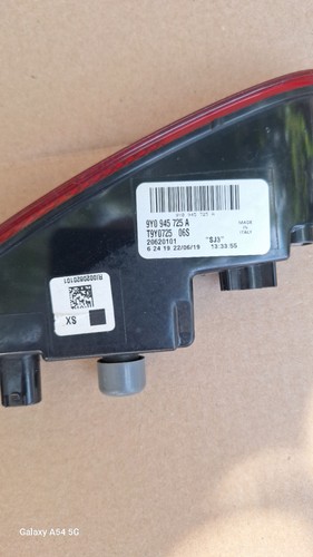 PORSCHE CAYENNE 9Y0 RIFLETTORE POSTERIORE SINISTRO LED FENDINEBBIA LATO PASSEGGERO 9Y0945725A - Foto 9 di 13