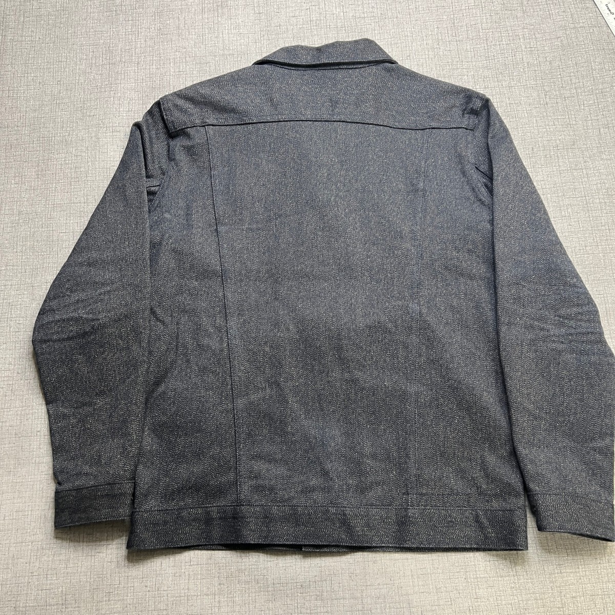 3sixteen Denim Jacket Men's L Indigo Button | eBay