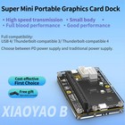 External GPU Dock Thunderbolt-compatible 3 4 to PCIe Graphics Card RX4090 RX6900