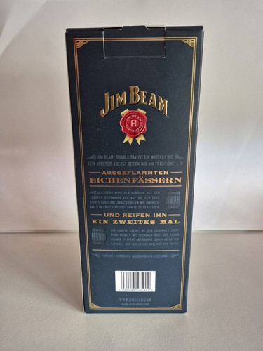 Jim Beam Double OAK Whiskey 43% 0,7L inkl. Geschenkbox Neu Ungeöffnet  - Bild 2 von 2