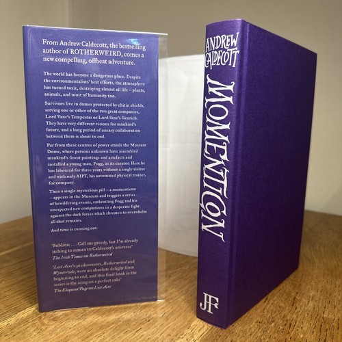 Momenticon by Andrew Caldecott DOUBLE SIGNED & NUMBERED UK 1/1 HB Jo Fletcher - Picture 3 of 9