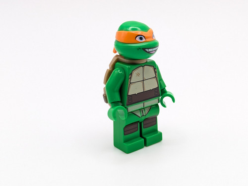 LEGO MICHELANGELO Minifigure Teenage Mutant Ninja Turtles tnt012 From Set 79100 - Picture 4 of 4