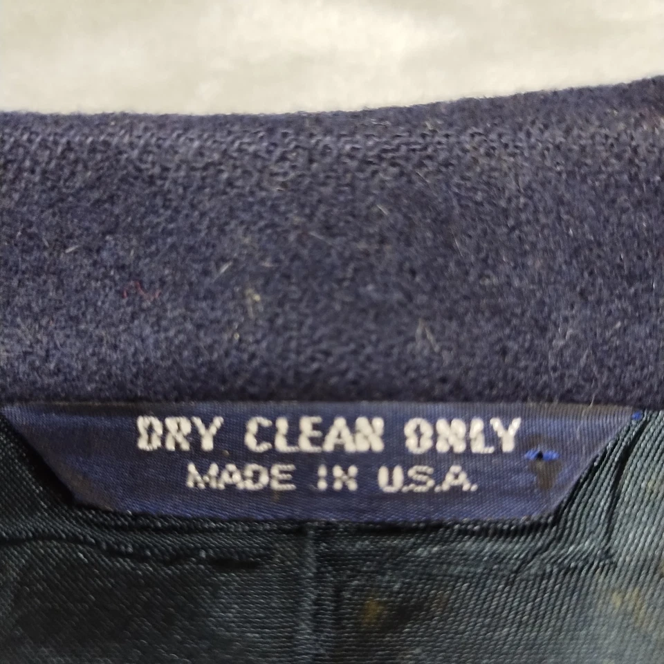 Abrigo de vestir grande de lana y cachemir azul marino oscuro con 2 botones Kuppeheimer para hombre Foto 4 de 4