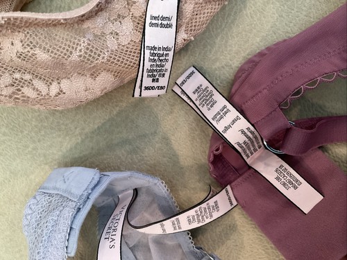 Lotto Reggiseno Victoria’s Secret 36DD Dream Angels Viola Foderato Demi Beige - Foto 6 di 6
