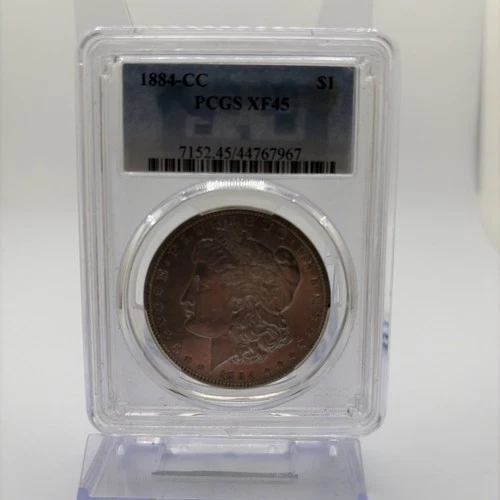 1884 CC Carson City Morgan Silver Dollar - PCGS XF45 - Collectors!