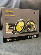 FOCAL ES-165KX2 6.5" 120W RMS K2 POWER COMPONENT SPEAKERS TWEETERS CROSSOVERS