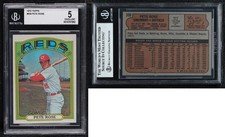 1972 Topps Pete Rose #559 BGS 5