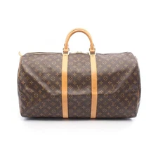LOUIS VUITTON Keepall 55 Travel Handbag M41424 Monogram canvas leather Used LV