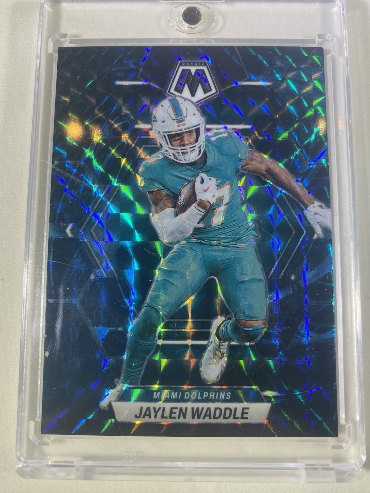 2023 Panini Mosaic - Jaylen Waddle #145 Genesis Mosaic Prizm