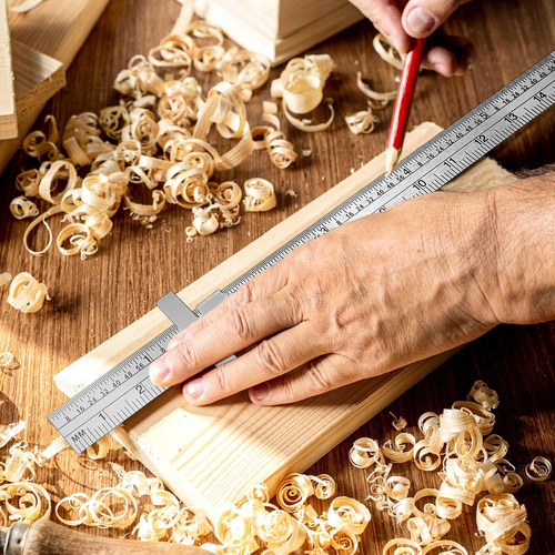 3 Pack 6 Inch Pocket Ruler Metric Stainless Steel Pocket Rulers Machinist Ruler  - Picture 6 of 12