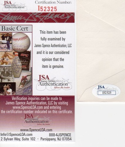 TENIS MARTINA HINGIS EXCELENTE FIRMADO FDC JSA - Imagen 3 de 3