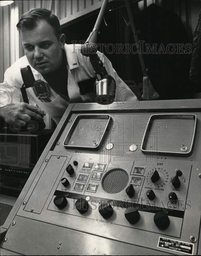 1964 Pressefoto Leutnant J.R. Potter, Launch Control Center at Dyess Air Base