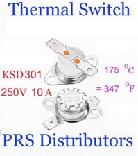 KSD301 10A 250V 175 C 347 F Thermostat Temperature Switch Thermal control Switch