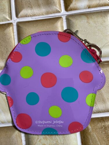 Lote de 2 llaveros Stephen Joseph Penny Pals cupcake - Imagen 3 de 5