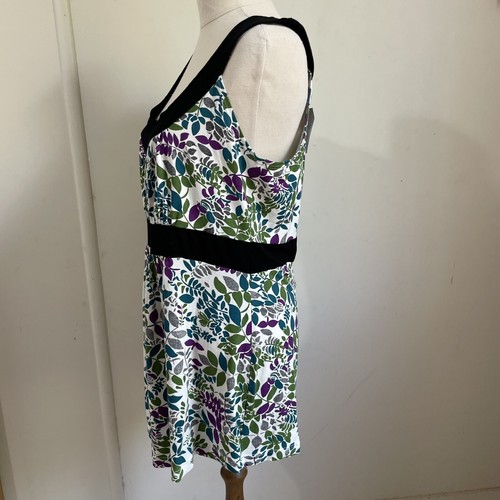 Ripe Maternity Tank Top Womens L White Black Floral Sleeveless Pregnancy Singlet - Picture 5 of 16