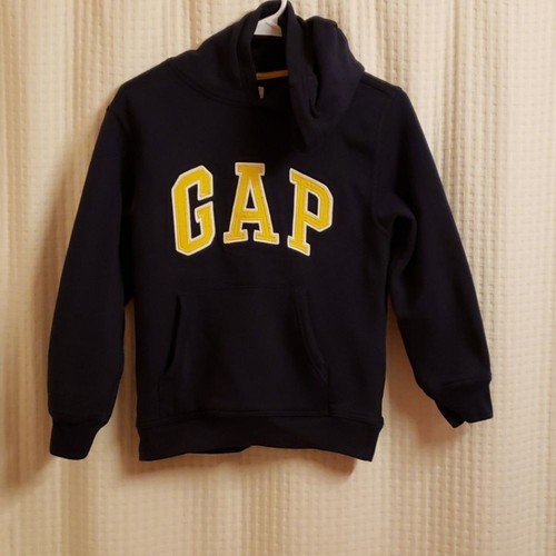 Gap hoodie blue yellow kids girls L 10-11 hoodie sweatshirt Gap large - Picture 2 of 12