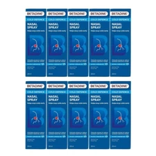 10x Betadine Adult Cold & Flu Defence Nasal Spray 20ml Runny Nose Carragelose