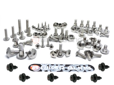 Yamaha FJR1300 2004 large headed stainless steel screen fairing cover bolts kit
