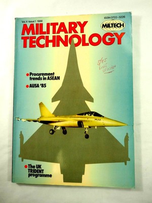 Military Technology Magazine Vol X Issue 1-1986 | eBay