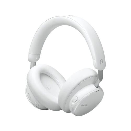 AKG N9 Hybrid Wireless ANC Over-Ear Headphones, 2.4G USB Dongle, White, NEW - Picture 2 of 8