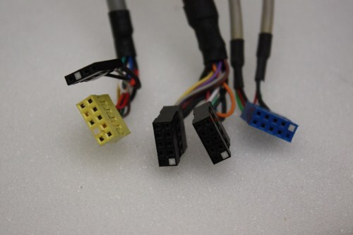 AOpen XC Cube AV EA65 USB Audio Firewire Ports Panel Cables - Picture 4 of 4