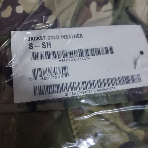 USGI ECWCS GEN III Multicam Soft Shell Jacket OCP small short Level 5 - Picture 5 of 6