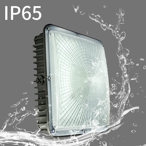70W Outdoor Gas Station Carport LED Canopy Light 10.2"x 10.2" Waterproof IP65 - Picture 6 of 11