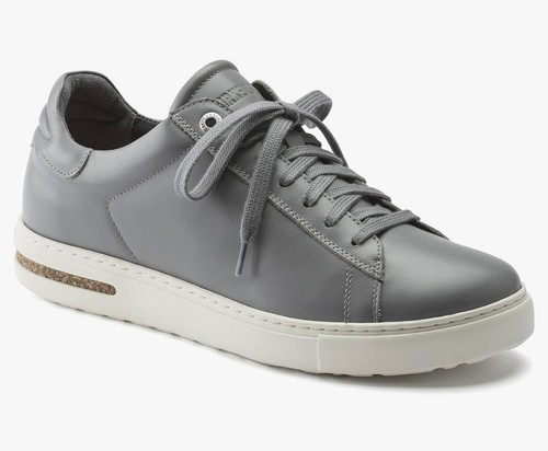 Birkenstock Hombre Gris Cuero Tenis Con Suela Cómoda Talla 42 EU / 9-9.5 US - Imagen 3 de 12