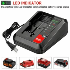 20V MAX Fast charger for Porter Cable and Black&Decker 20 Volt Lithium Battery