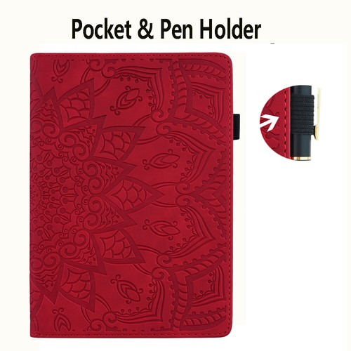 Flower Retro Pattern Leather Flip Folio Case Cover For iPad Pro 11" 12.9" 2020 - Picture 4 of 33