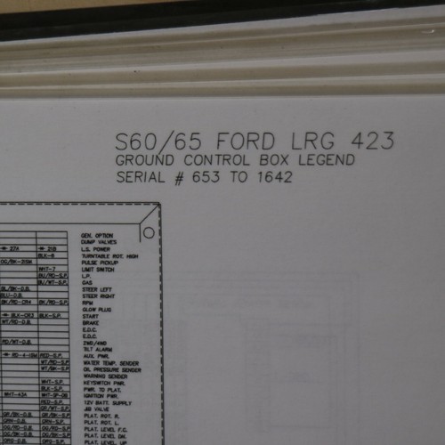 GENIE S-Boom Lift Electric Schematic Diagram Manual shop service repair guide - Picture 11 of 12