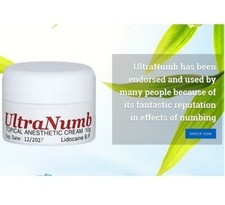 10g ULTRANUMB  Numbing Cream Skin Painless Tattooing Body Piercing Waxing Laser