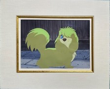 LADY and the TRAMP Peg Disney Production Cel 1955 Matted with Background