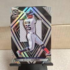 2020 Panini Spectra #56 Byron Buxton Silver Prizm Silhouette Materials Jersey