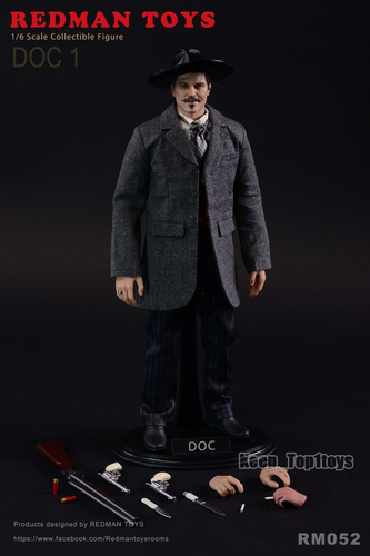 En stock REDMAN TOYS Tombstone DOC COWBOY Modelo 1/6 Figura de Acción Colección Nuevo - Imagen 6 de 10