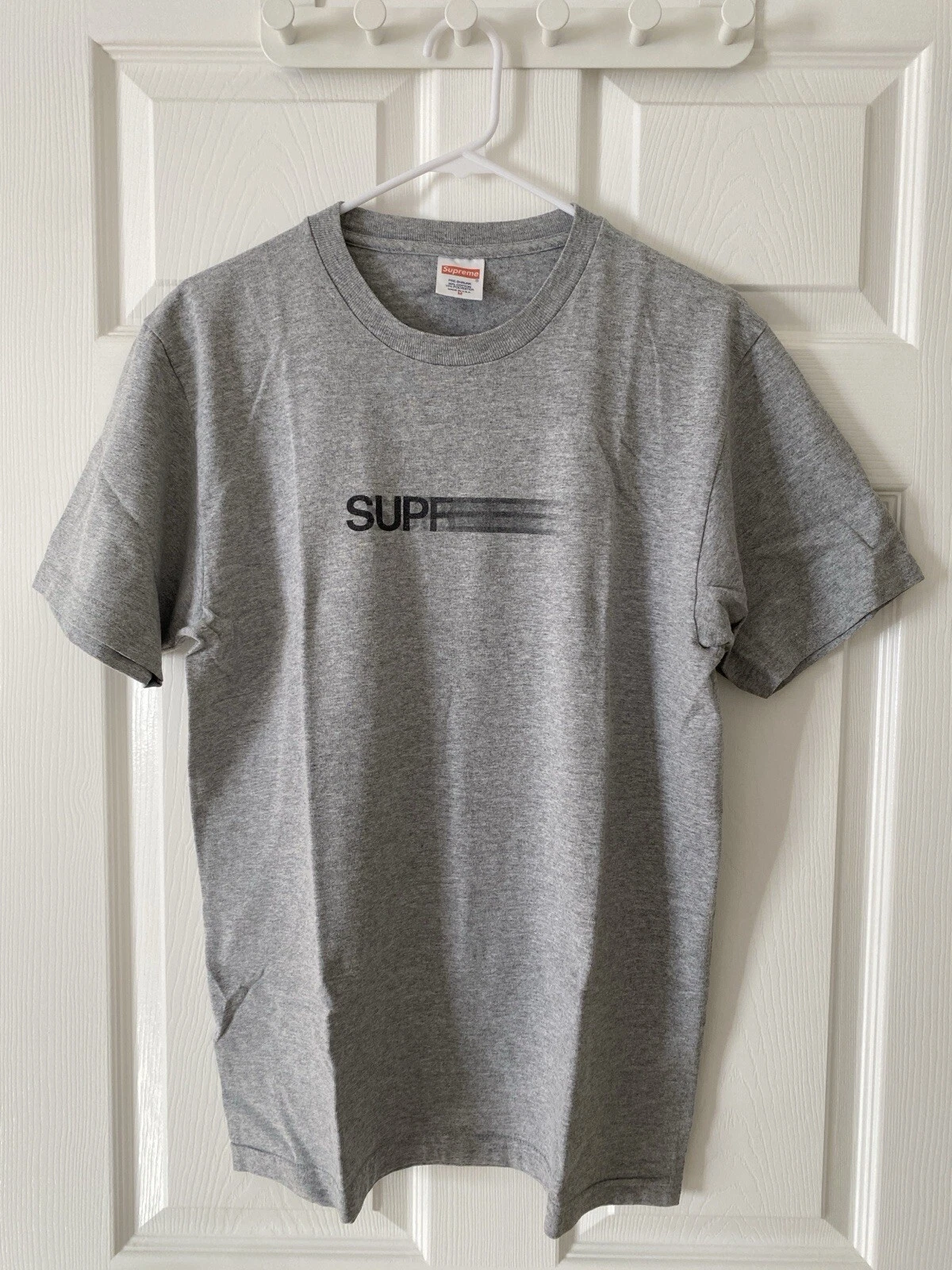T shirt Supreme Motion Logo Gris Bruyère Medium SS20 Made in USA