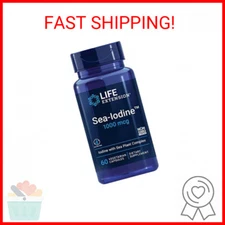 Life Extension Sea-Iodine 1000 mcg – Iodine Supplement Without Salt – Iodine Fro
