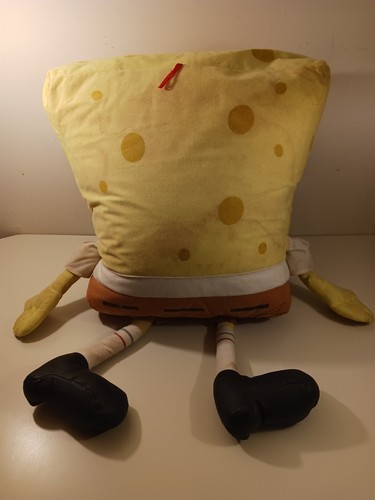 SpongeBob Squarepants Jumbo LG 26” Cuddle Plush Viacom Nickelodeon 2002 Vintage - Picture 17 of 22