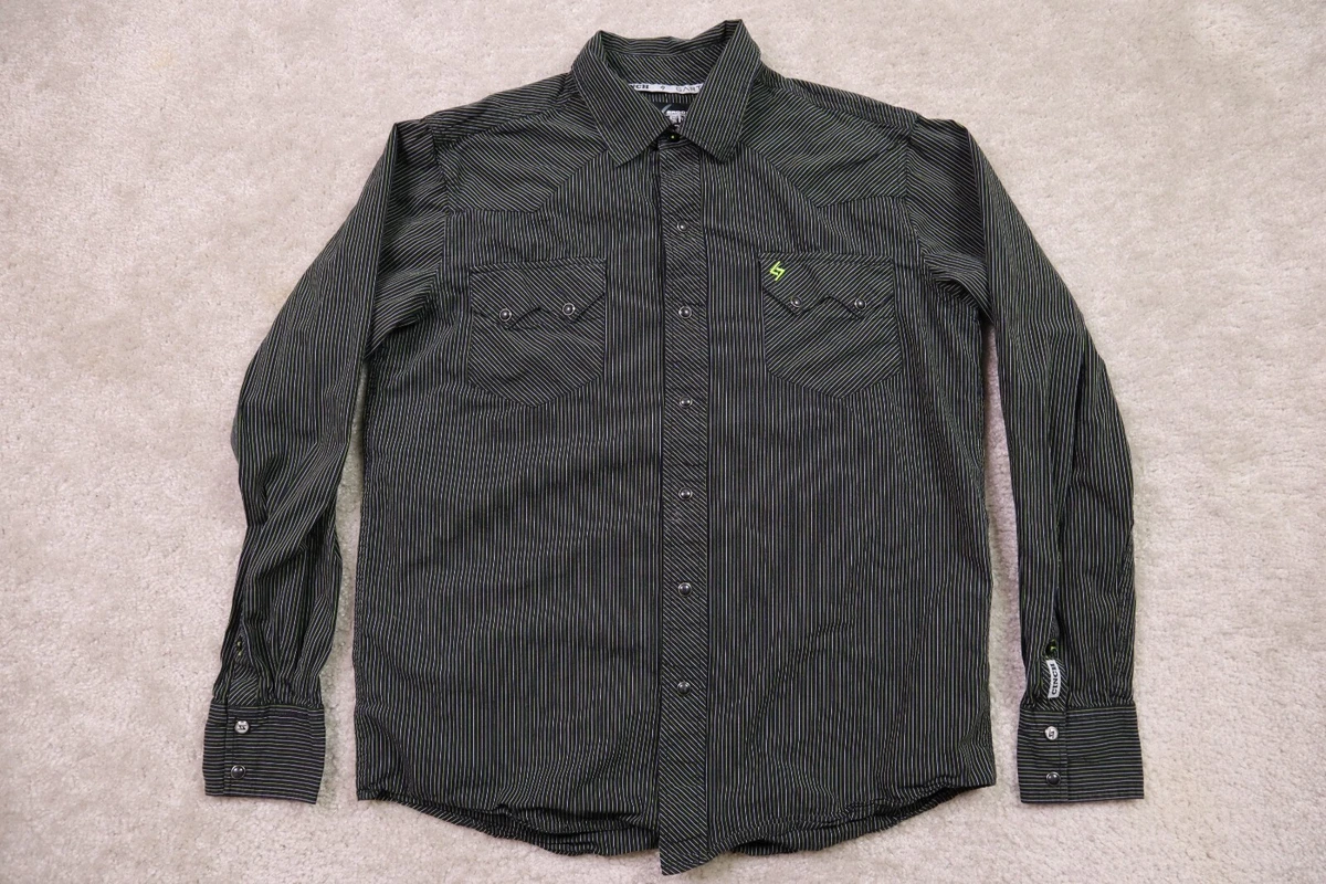 Chemise Homme Western Garth Brooks Sevens By Cinch Taille L Bleu à Carreaux - Occasion