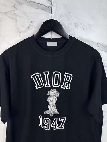 Dior Bobby 1947 T-Shirt Embroidered Logo Tee Schwarz L - Größe - Bild 4 von 21