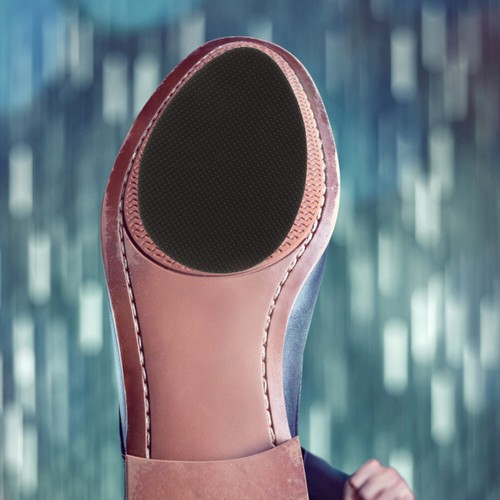 6 Pairs of Black Self-Adhesive High Heel Sole Protectors Rubber Anti Shoe Pads - Bild 11 von 11