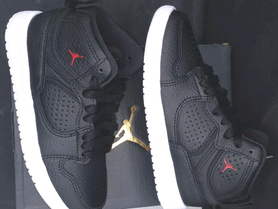 Дети 🏀 Nike Jordan доступа PS черный/спортзал красный/белый AV7942 001 размер 11,5c - Изображение 3 из 4