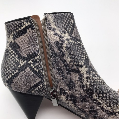 Damen Stiefeletten Größe 5M Franco Sarto Dare 2 Leder Schlangenleder Booties Reißverschluss - Bild 7 von 13