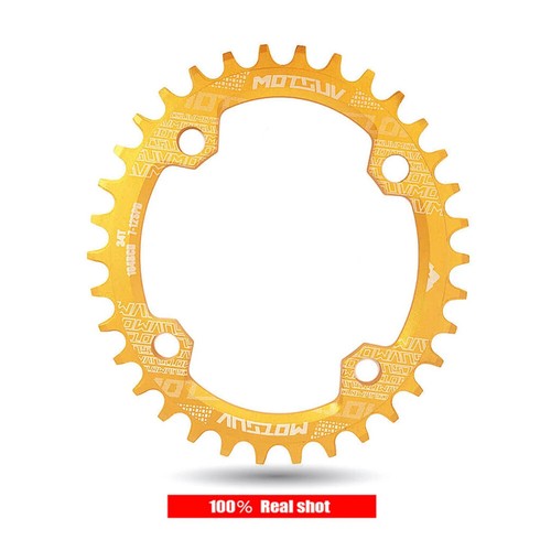 104BCD Round Oval Sprockets MTB Bicycle Narrow Wide Chainrings 32T 34T 36T 38T - Picture 20 of 38