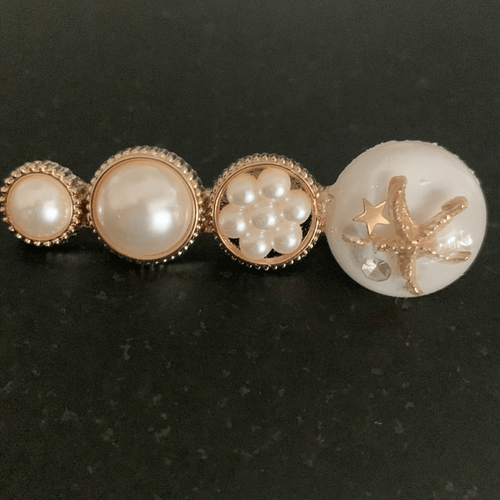 6pcs Hair Clip Set for Girls & Teens - Faux Pearl & Crystal - Glam Bobby Pin New - Picture 4 of 11