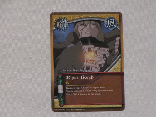 Juego de cartas coleccionables Naruto Paper Bomb us 046 Battle of Destiny 2008 - Imagen 19 de 24