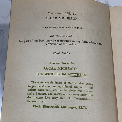 The Case of Mrs. Wingate by Oscar Micheaux 1945 3rd Ed. RARE - Bild 9 von 9