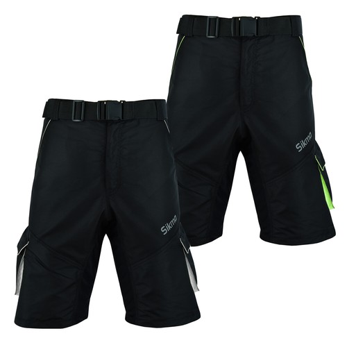 MTB Shorts Padded Liner summer legging causal Cycling 6 POCKETS Cargo bottom - Picture 2 of 14